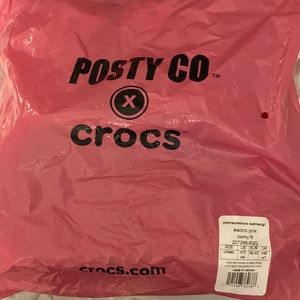 Post Co x Crocs. NWT. In original bag. M7/W9. (Unisex).